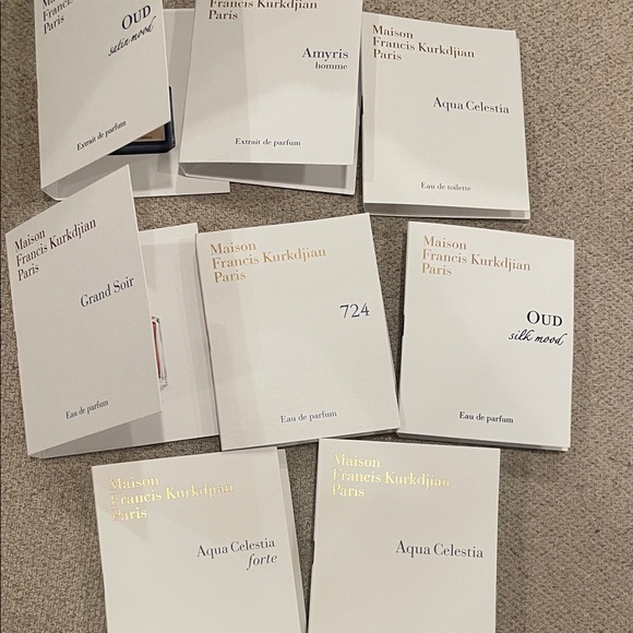 Kurkdjian fragrance samples set - new - Picture 1 of 3